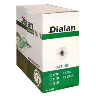 Dialan UTP Сat.5Е 4PR CU PE Outdoor 305 м Кабель 108269 фото