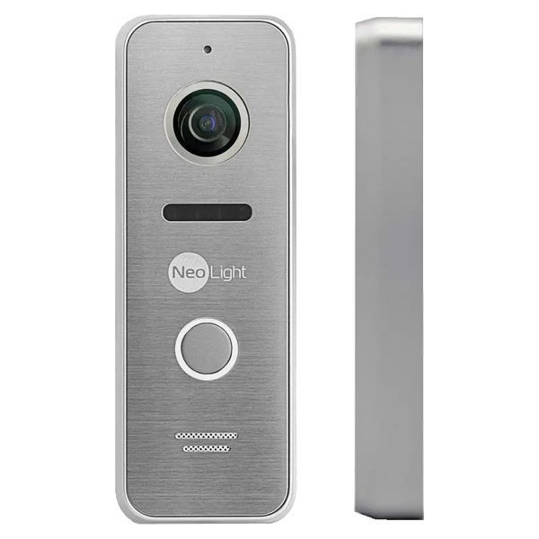 Neolight MEZZO Hybrid Black + PRIME FHD Silver з кутком Комплект відеодомофону 116814 фото