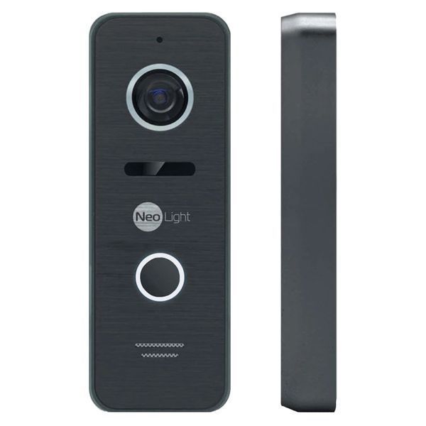Neolight MEZZO Hybrid + PRIME FHD Black з кутком Комплект відеодомофону 116816 фото