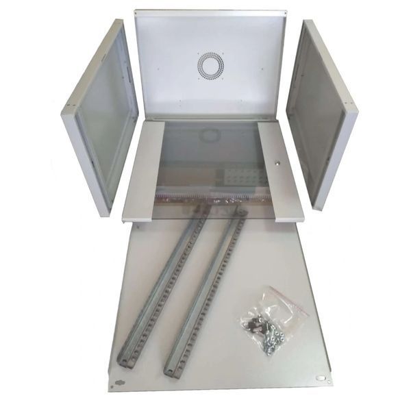 WMNC66-15U-FLAT Шафа 15U 600x60 мм настінна розбірна Hypernet 105966 фото