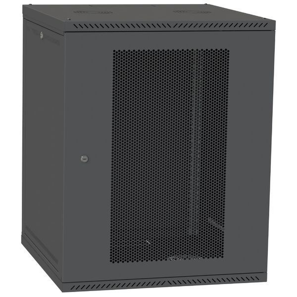 Шафа серверна IPCOM СН-15U 600х450 перфорація RAL9005 116539 фото