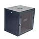 19"12U, 600x600x640мм Шафа економ,акрилове скло, чорна 105938 фото 1