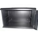 Hypernet WMNC66-15U-FLAT-AC-BLACK Шафа комутаційна настінна 15U 600x600 розбірна чорна 107954 фото 2