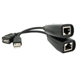 RJ-45 to AM + RJ-45 50 м Подовжувач USB 2.0 сигналу F/UTP 121573 фото
