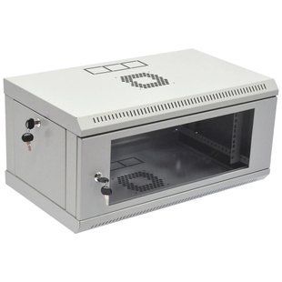 Шафа 19" 4U 600x400x284мм акрилове скло, сірий 118345 фото