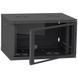 Шафа серверна IPCOM CH-6U 600x350 скло RAL9005 116541 фото 3