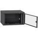 Шафа серверна IPCOM CH-6U 600x350 скло RAL9005 116541 фото 1