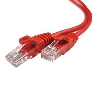 Патч-корд червоний 0.5м UTP CAT5e 112179 фото