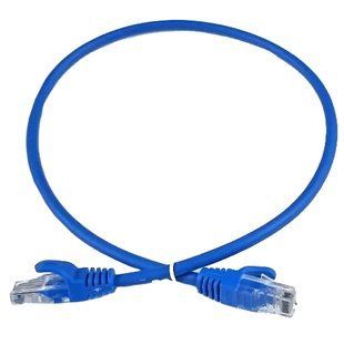 Патч-корд блакитний 0.25м EServer UTP CAT5e 112886 фото
