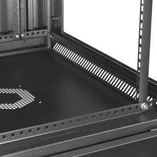 Шафа 19" 6U, 600x400x373мм акрилове скло, чорна 118091 фото