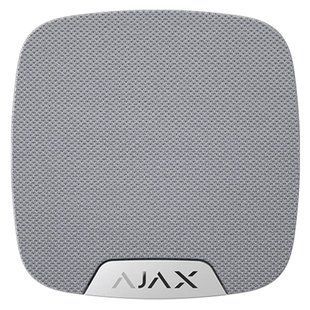 Бездротова внутрішня сирена з клемою для додаткового світлодіода Ajax Superior HomeSiren white Jeweller 110407 фото