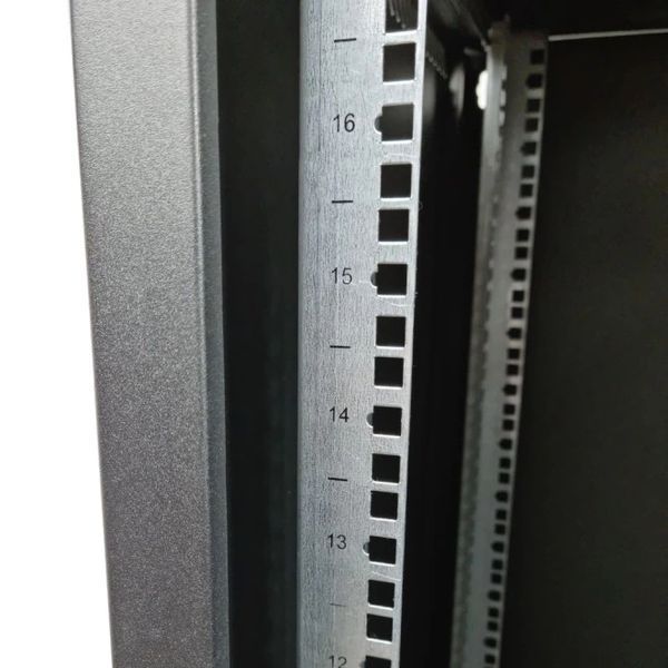 Шафа EServer 18U 600х500х907 скло, чорна 118754 фото