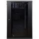 Шафа EServer 18U 600х500х907 скло, чорна 118754 фото 1