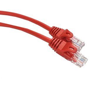 Патч-корд червоний EServer UTP CAT5e 116544 фото