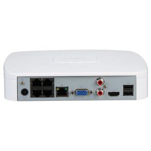 Відеореєстратор Dahua DHI-NVR2104-P-I2 4-канальний 1U 4PoE 1HDD WizSense 108103 фото