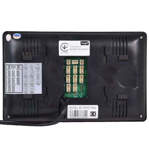 BCOM BD-770FHD Black Відеодомофон 112758 фото