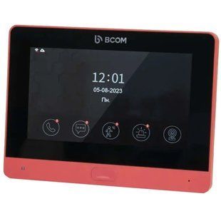 BCOM BD-760FHD/T Red Відеодомофон 112763 фото