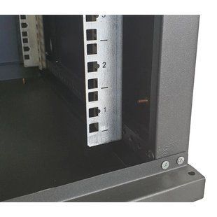 EServer 12U 600х350х637 скло, чорна Шафа 118951 фото