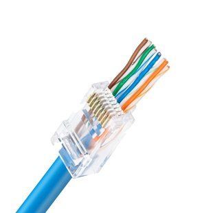Kingda UTP RJ45 100 шт Конектор 112072 фото