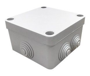 COURBI 100x100x50 серая Коробка розподільна з кабель-вводами 102643 фото