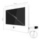 Neolight MEZZO Hybrid + PRIME FHD Silver з кутком Комплект відеодомофону 116813 фото 6
